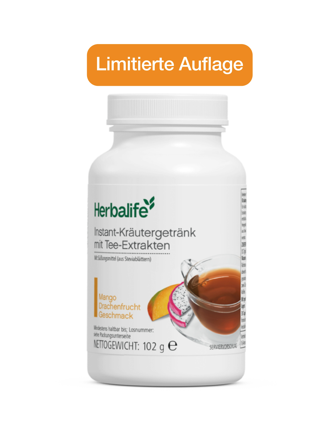 HERBALIFE - koffeinhaltiges Instant-Kräutergetränk mit Tee-Extrakten 102g